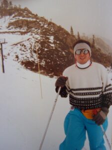 Chris Bell Skiing