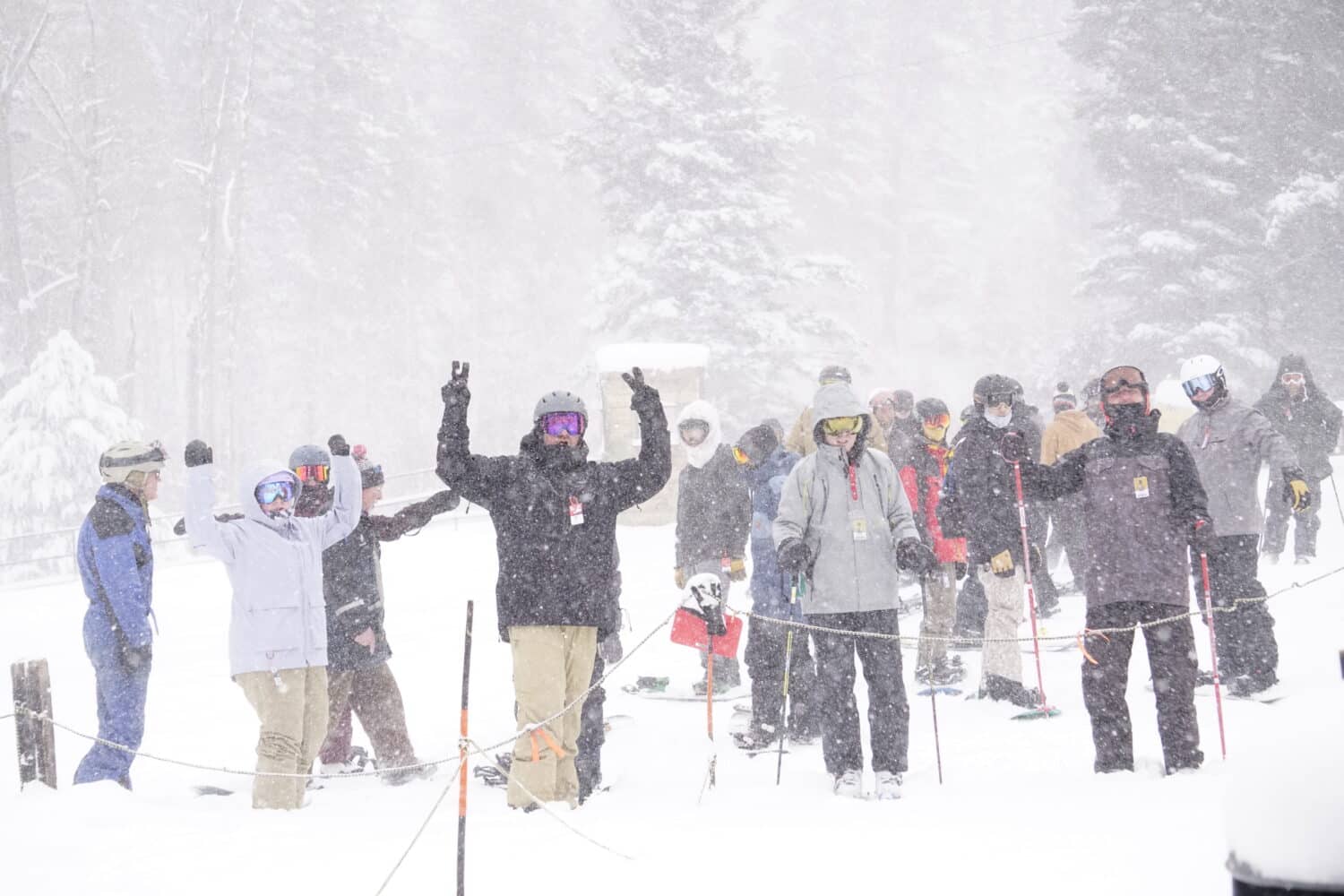 skiers stoking
