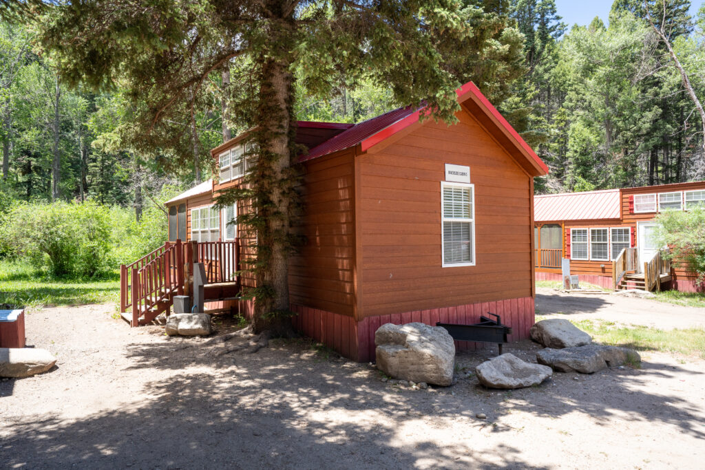 Riverside Cabins are right on the river